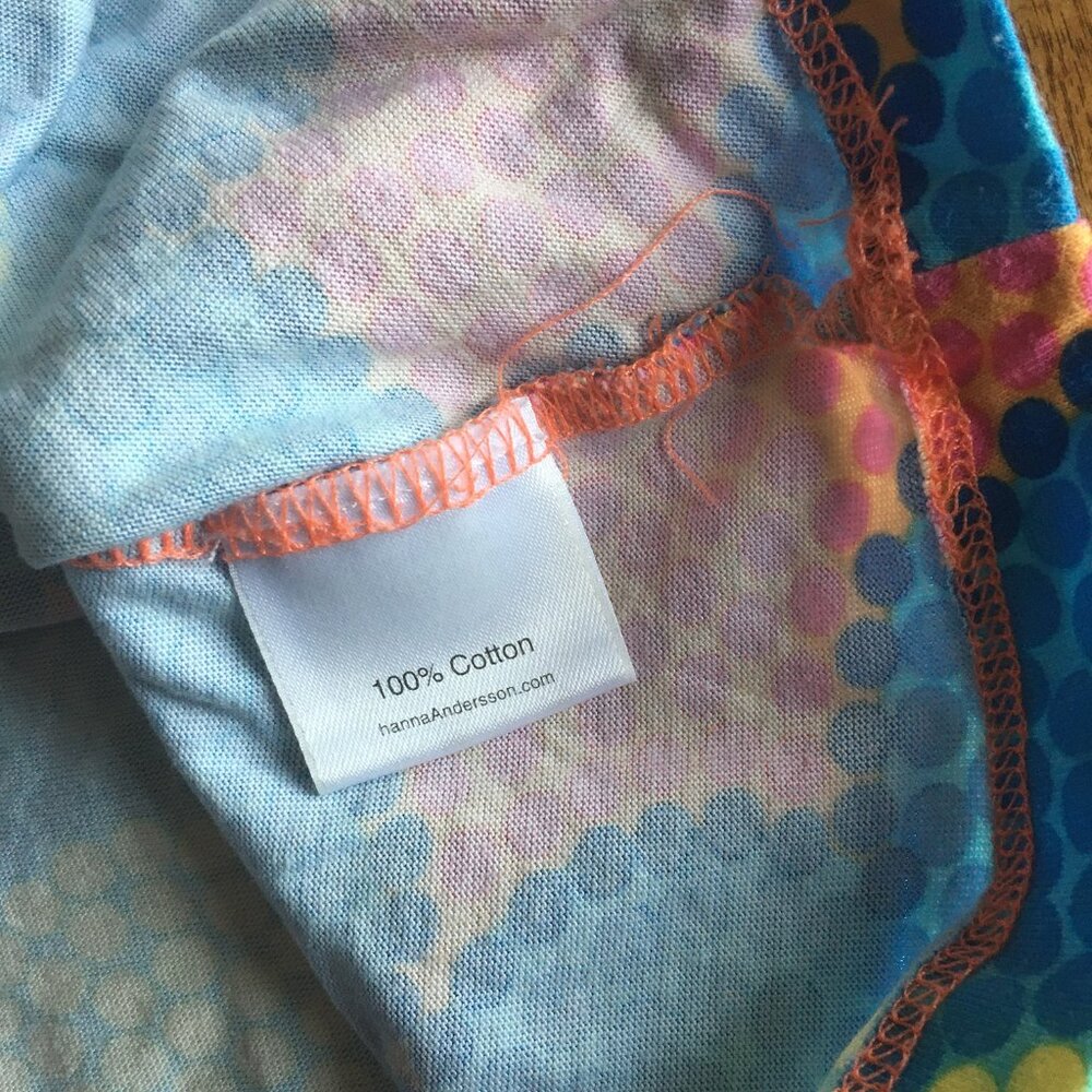 Hanna Andersson Blue Pink Yellow Floral Sundress - Picture 7 of 7